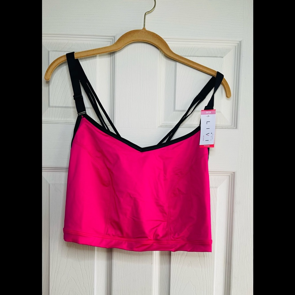 Livi by Lane Bryant Sports Bra with Strappy back